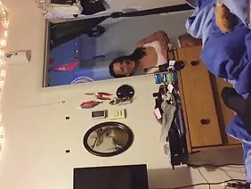 Teen spanked fucked by the pool